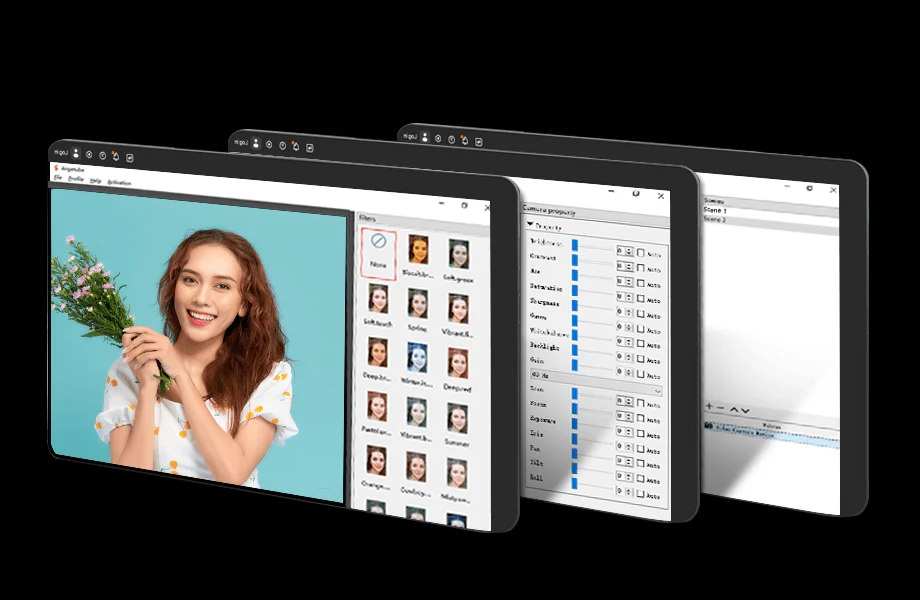 Angetube 1080p 967Pro Webcam with Ring Light for Streaming