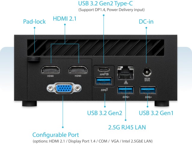 ASUS ExpertCenter PN52 Ultra-compact mini PC