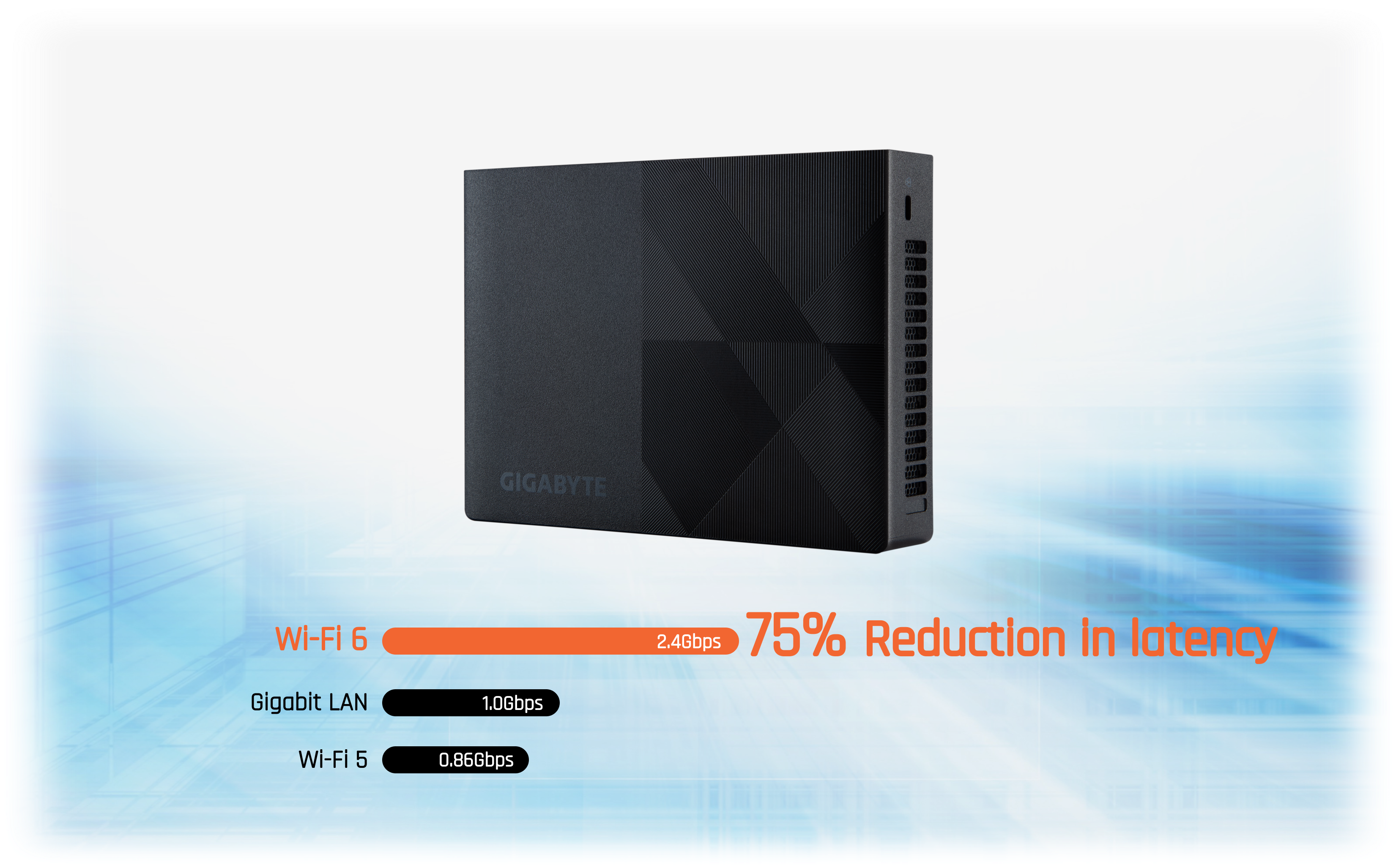 GIGABYTE BRIX GB-BNIP-N100-BW Black Ultra PC Kit