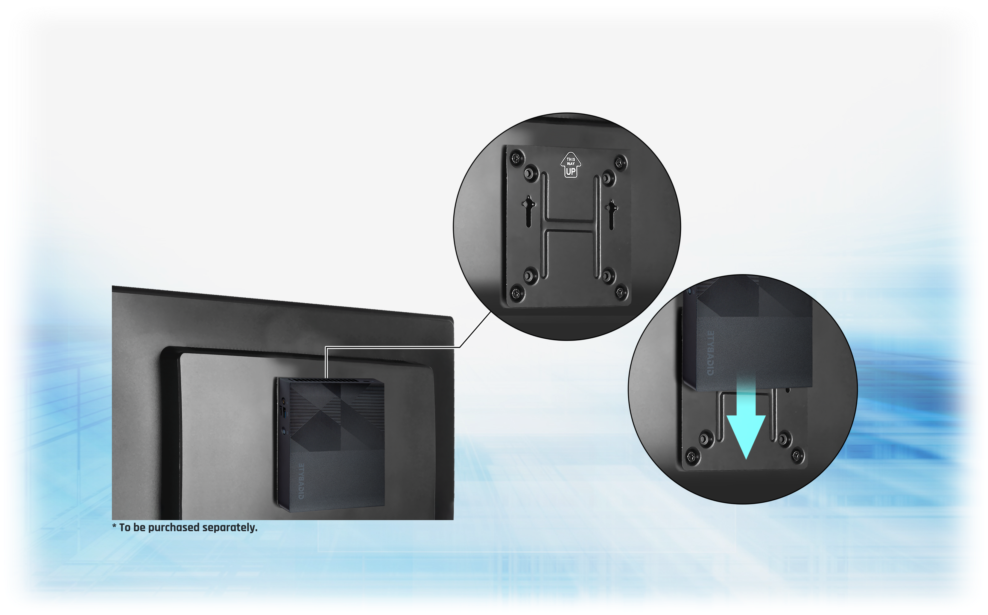 GIGABYTE BRIX GB-BNIP-N100-BW Black Ultra PC Kit