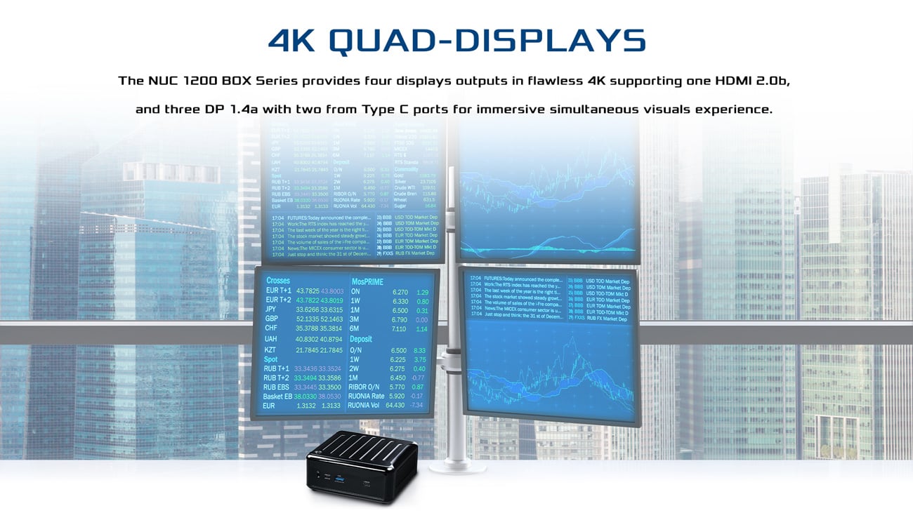 ASRock NUC BOX-1240P Black Fanned Barebone