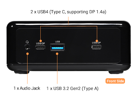 ASRock 4x4 BOX-7840U DDR5 2.5 Gigabit LAN Barebone System - Newegg.com