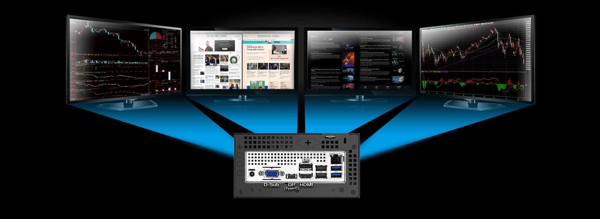ASRock DeskMini B760 Series Black Mini PC Barebone System 