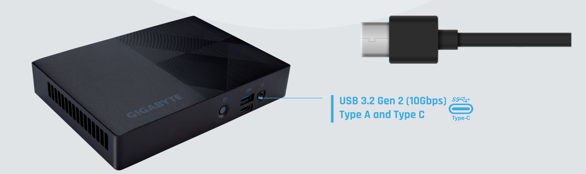 GIGABYTE BRIX GB-BNIP-N100 Ultra Compact PC Kit