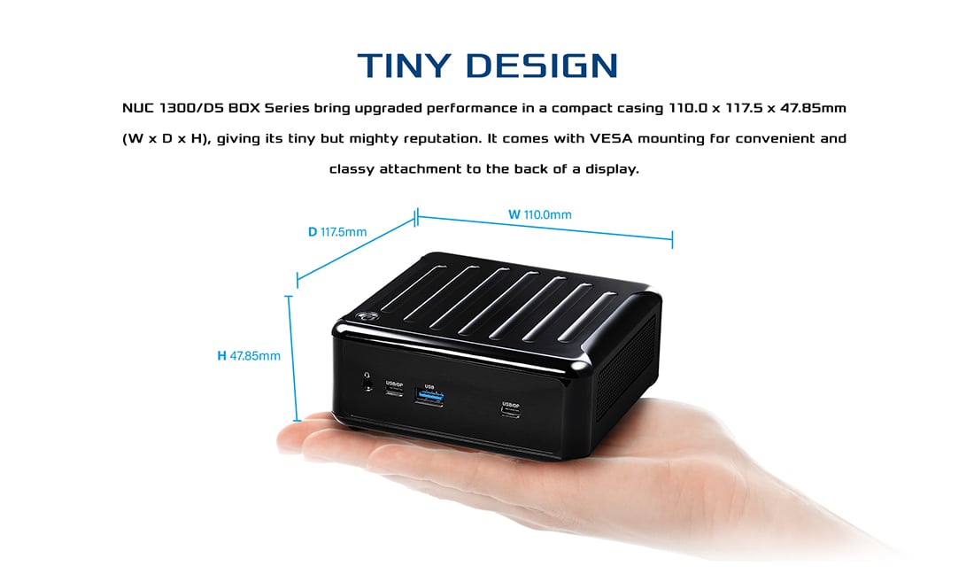 NUC BOX-1300 D5 Barebone Systems