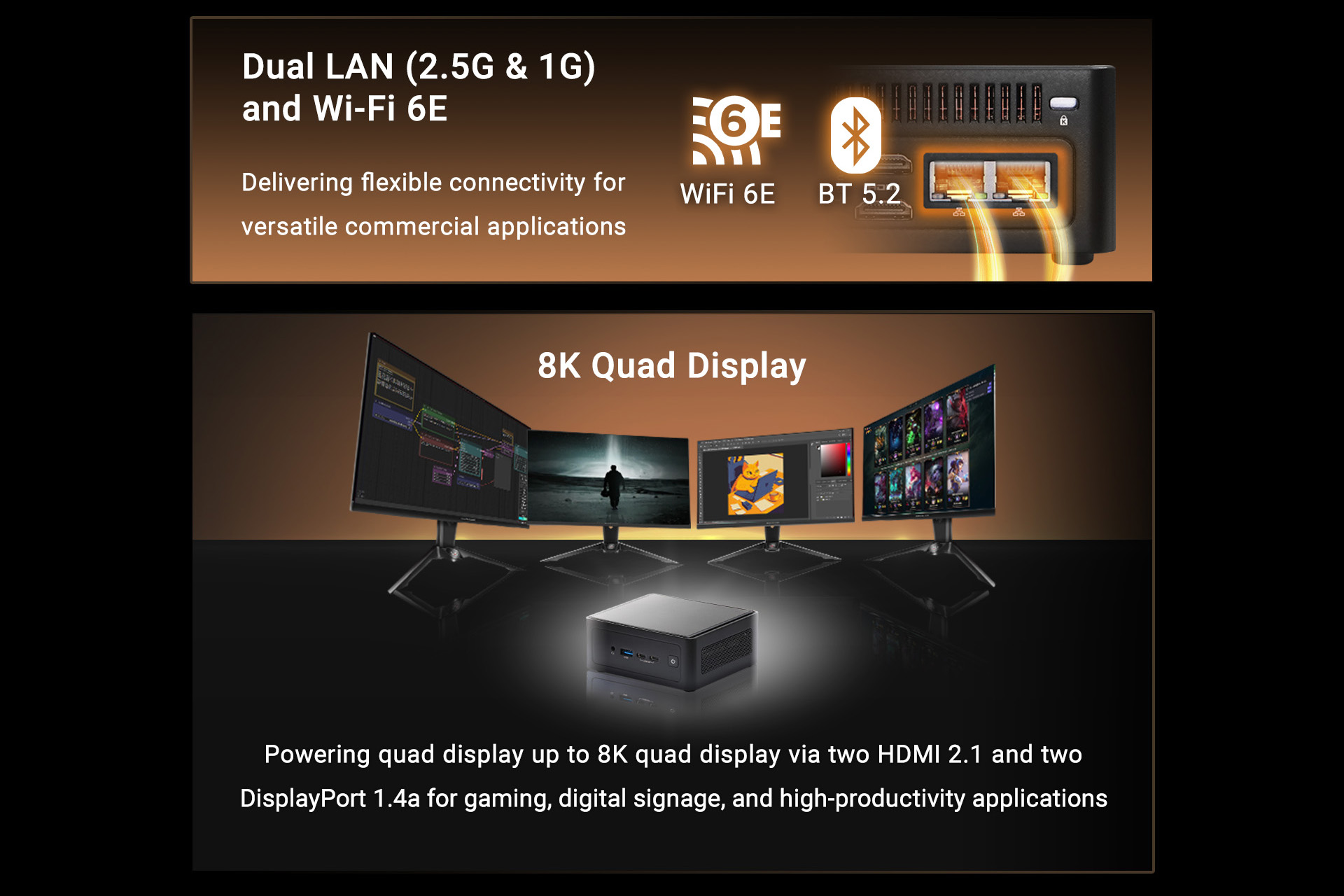 ASRock Industrial 4X4 BOX-AI340 Barebone Systems