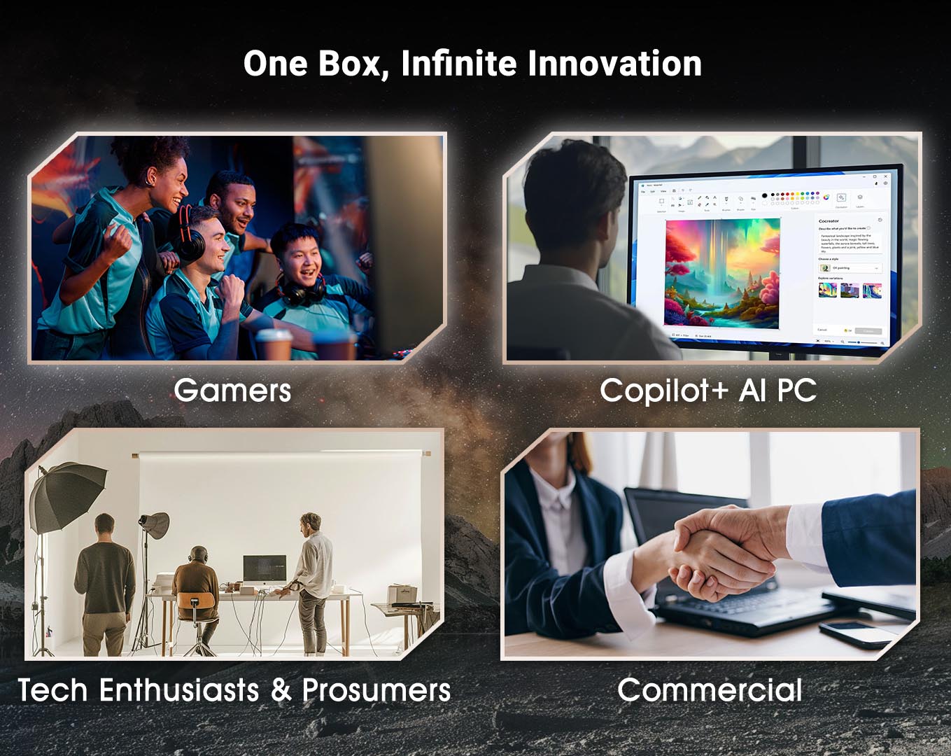 ASRock Industrial 4X4 BOX-AI340 Barebone Systems