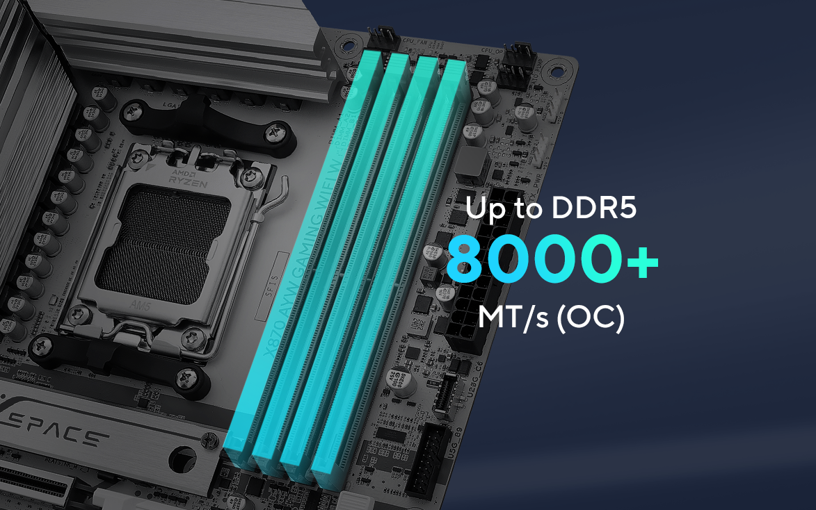 ASUS X870 AYW GAMING WIFI W motherboard