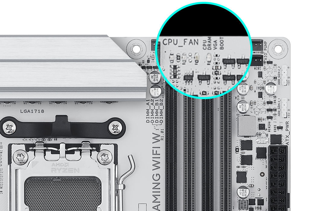 ASUS X870 AYW GAMING WIFI W motherboard