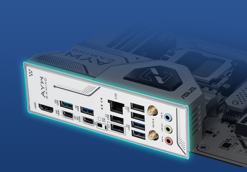 ASUS X870 AYW GAMING WIFI W motherboard