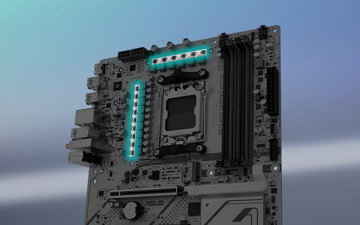 ASUS X870 AYW GAMING WIFI W motherboard