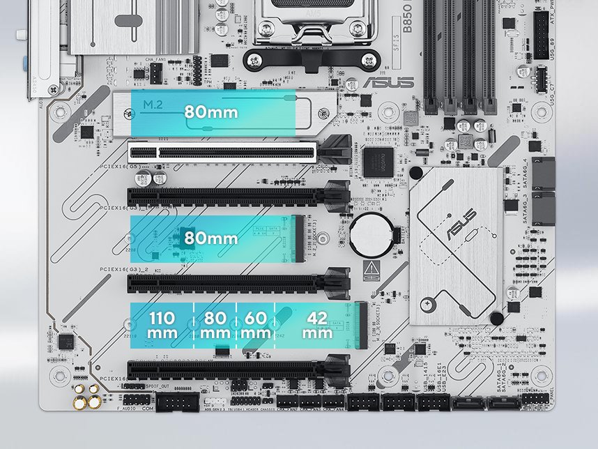 ASUS B850 MAX GAMING WIFI W AMD AM5 ATX Motherboard