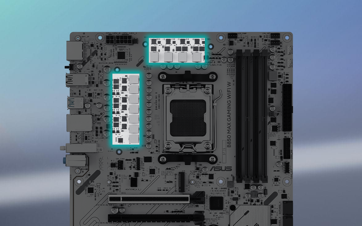 ASUS B850 MAX GAMING WIFI W AMD AM5 ATX Motherboard