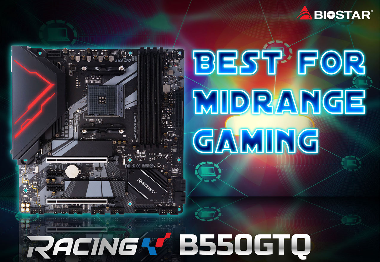Ryzen B550gta Biostar BIOSTAR RACING AM4 B550 Micro ATX AMD