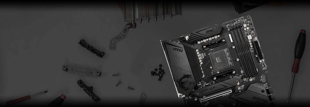 MSI B550 Gaming Plus ATX AM4 Motherboard, Supports 3rd Gen AMD
