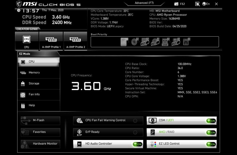 Msi B450i B450 Plus Gaming Bios User Manual MSI B450 Gaming Plus