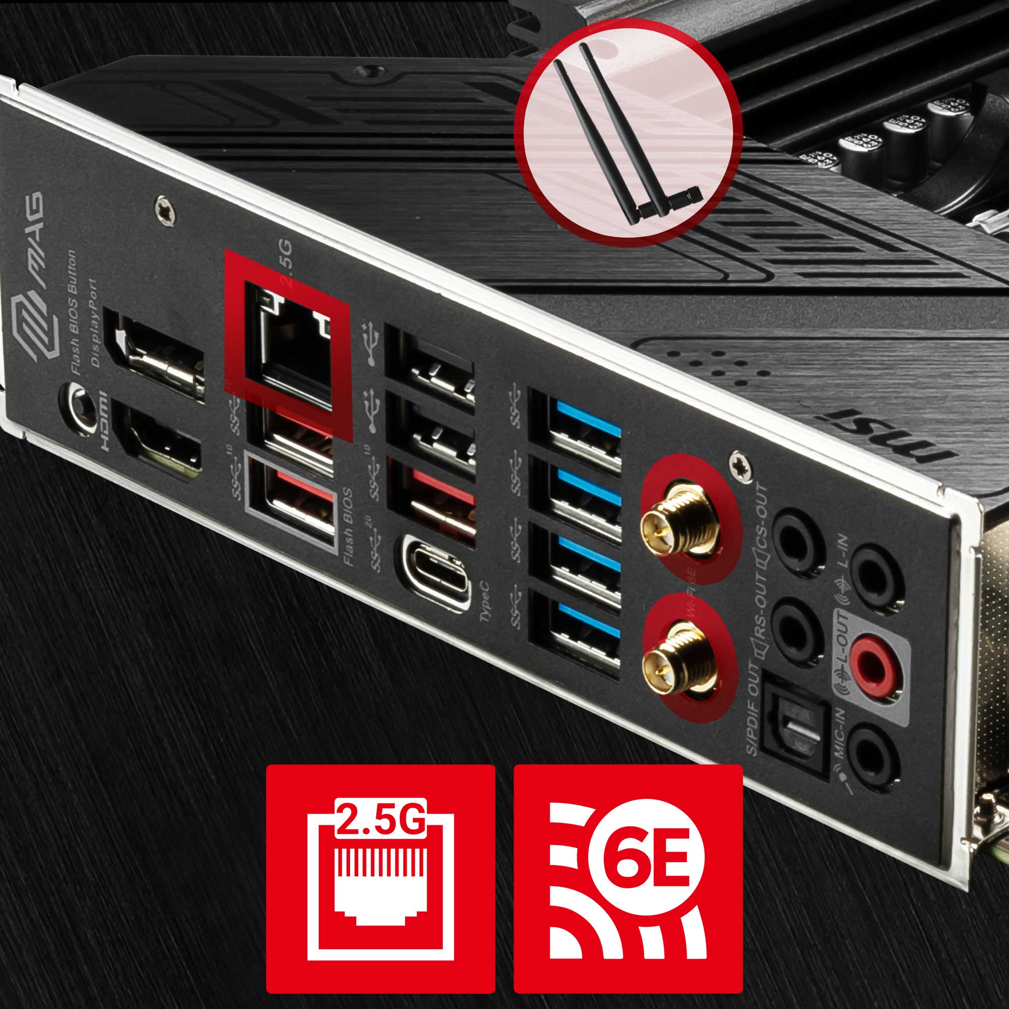 MSI MAG B650 Tomahawk WiFi Gaming Motherboard (AMD AM5, ATX, DDR5, PCIe  4.0, M.2, SATA 6Gb/s, USB 3.2 Gen 2, HDMI/DP, Wi-Fi 6E, AMD Ryzen 7000  Series