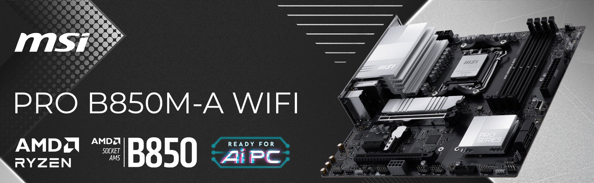 MSI PRO B850M-A WIFI Motherboard
