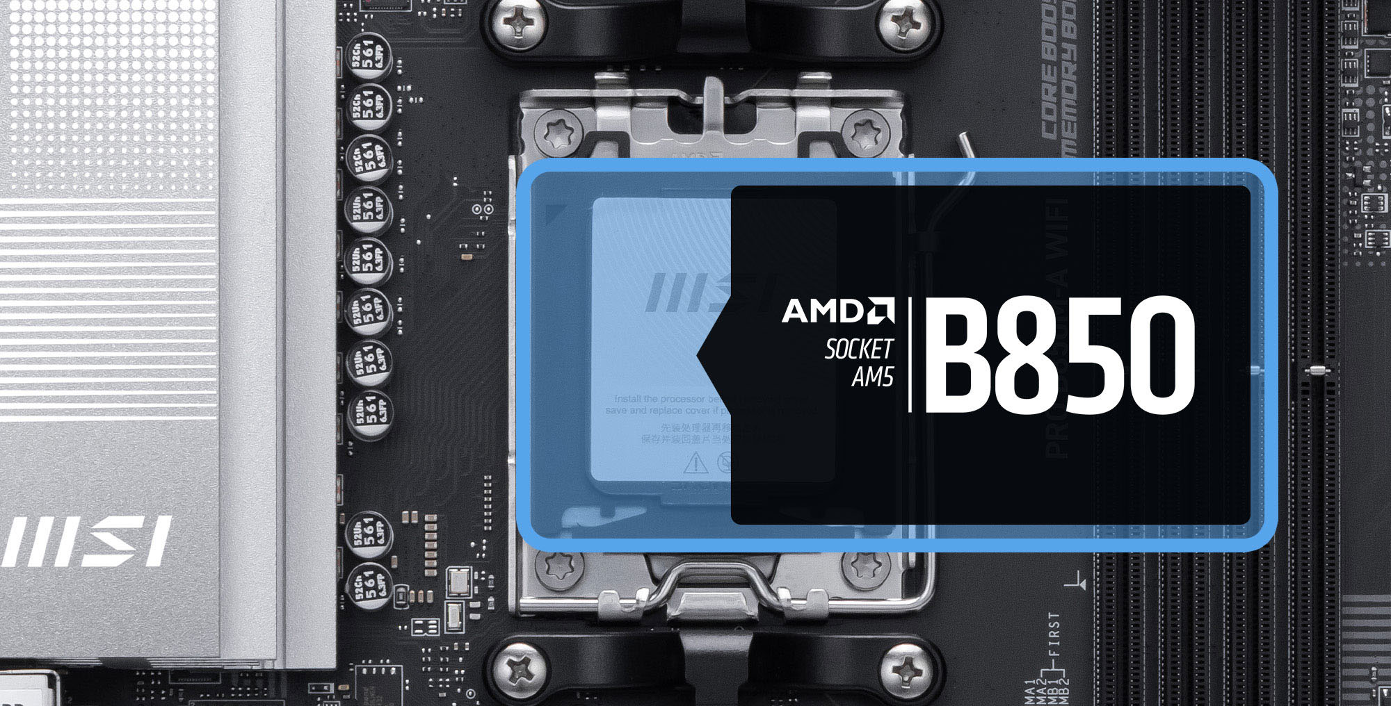 MSI PRO B850M-A WIFI Motherboard