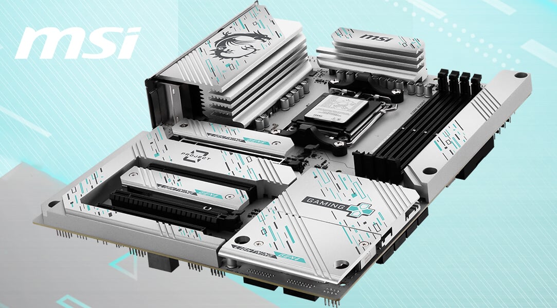 MSI B850 GAMING PLUS WIFI PZ AM5 AMD B850 ATX Back-Connect motherboard