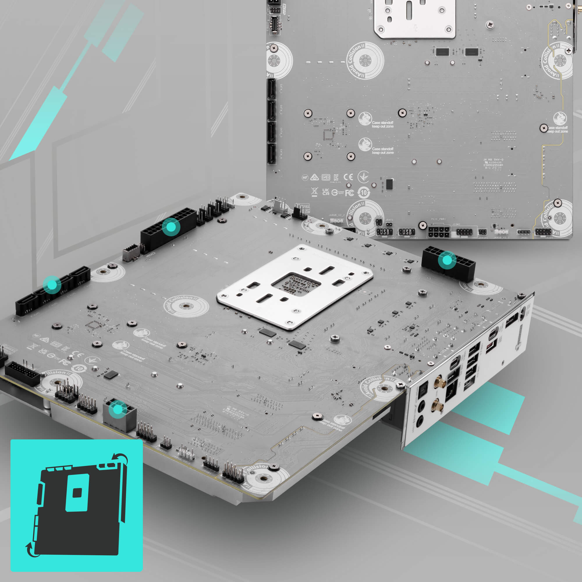 MSI B850 GAMING PLUS WIFI PZ AM5 AMD B850 ATX Back-Connect motherboard