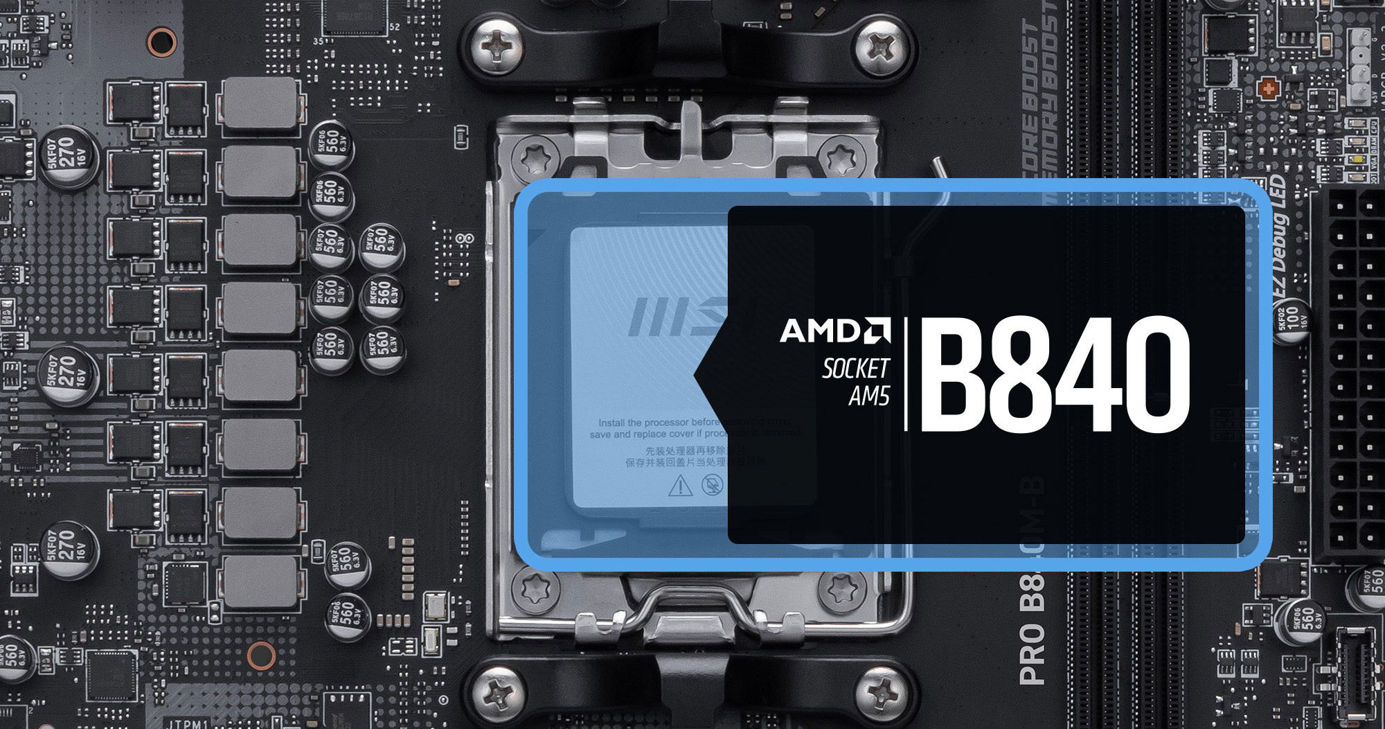 MSI PRO B840M-B Motherboard