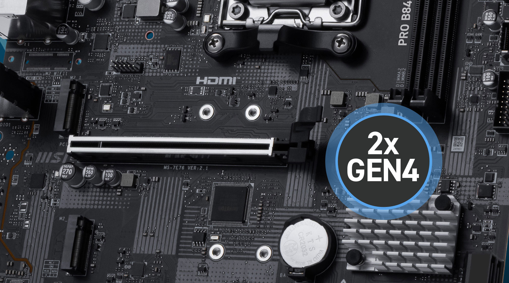 MSI PRO B840M-B Motherboard