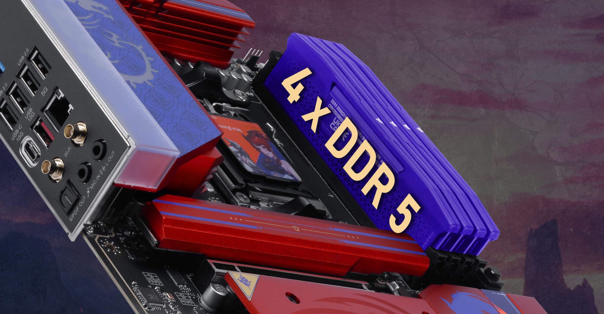 MSI B850 MLG EDITION AM5 AMD B850 Motherboard