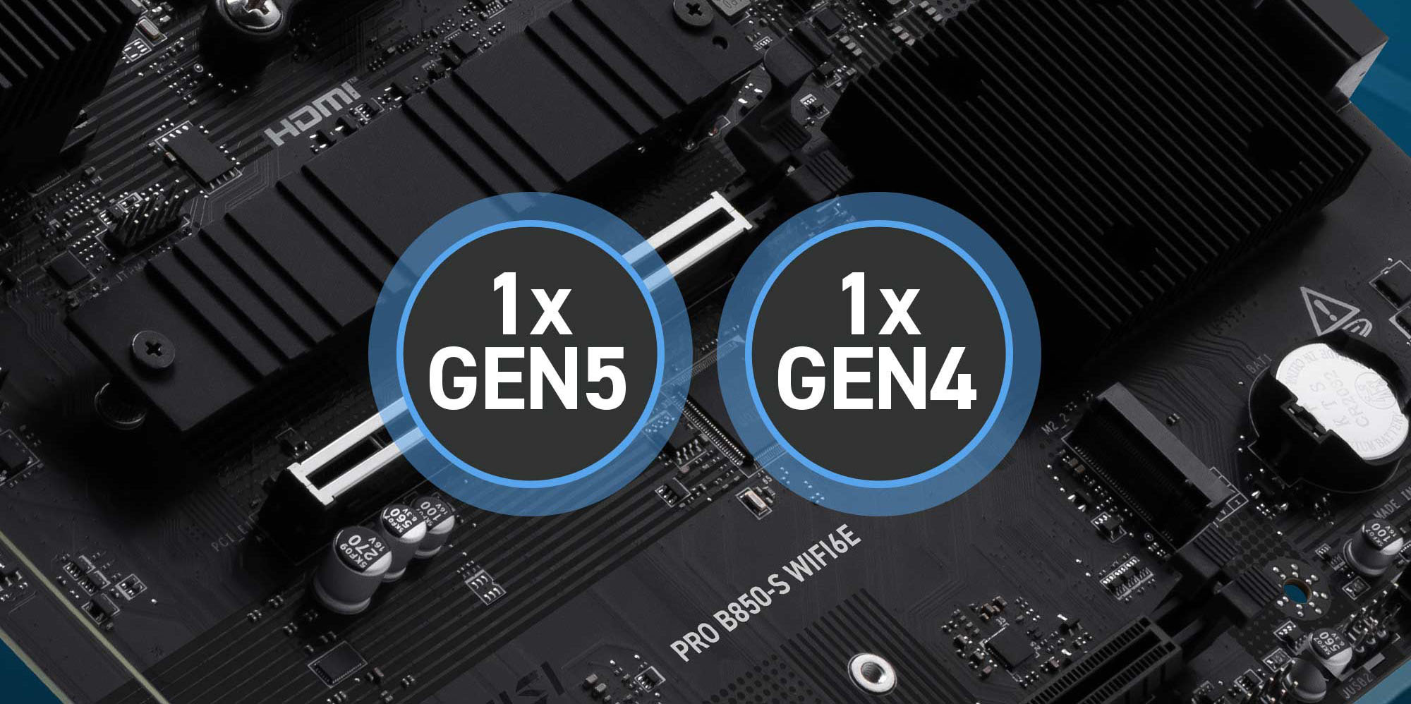 MSI PRO B850-S WIFI6E AM5 AMD B850 Motherboard