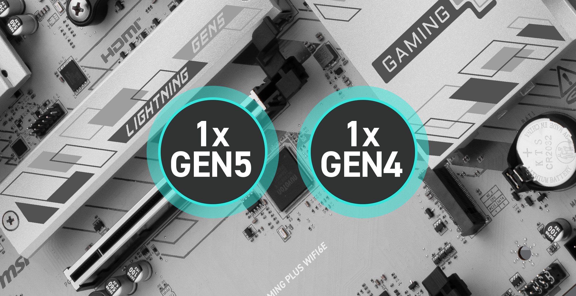 MSI B850 GAMING PLUS WIFI6E AM5 AMD B850 Motherboard