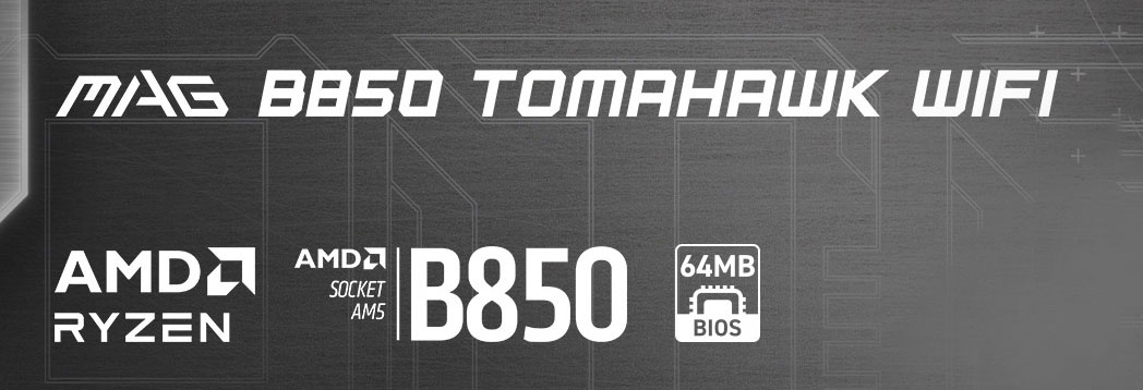 MSI MAG B850 TOMAHAWK WIFI Motherboard