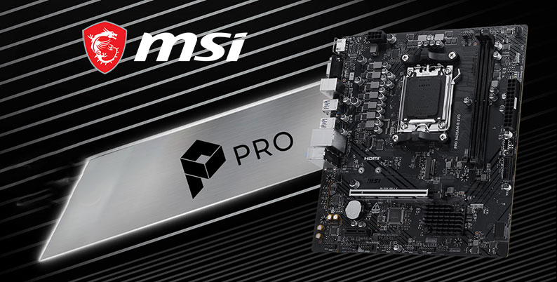 MSI PRO A620AM-B EVO AM5 AMD A620A mATX Motherboard