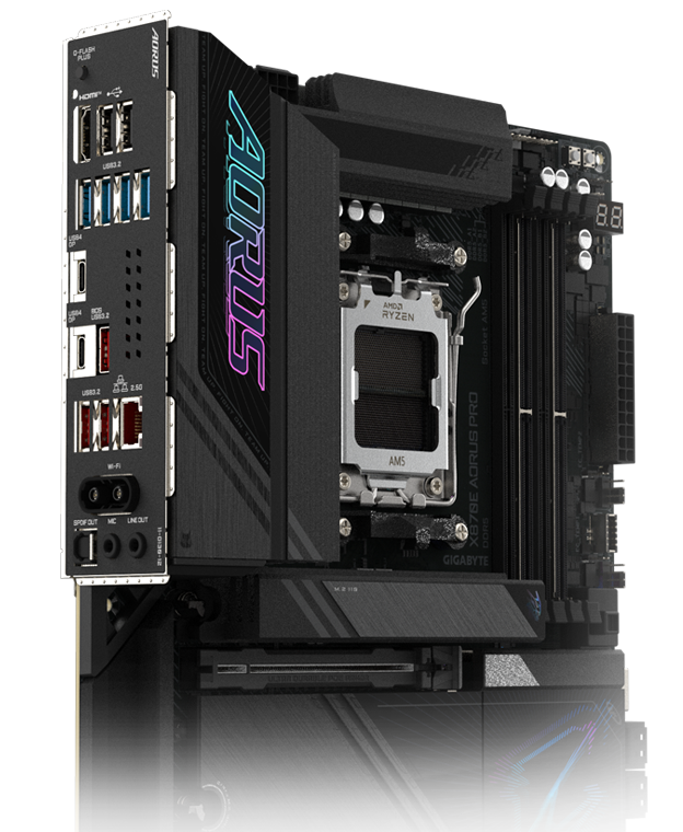 GIGABYTE X870E AORUS PRO AM5 LGA 1718 MOTHERBOARD