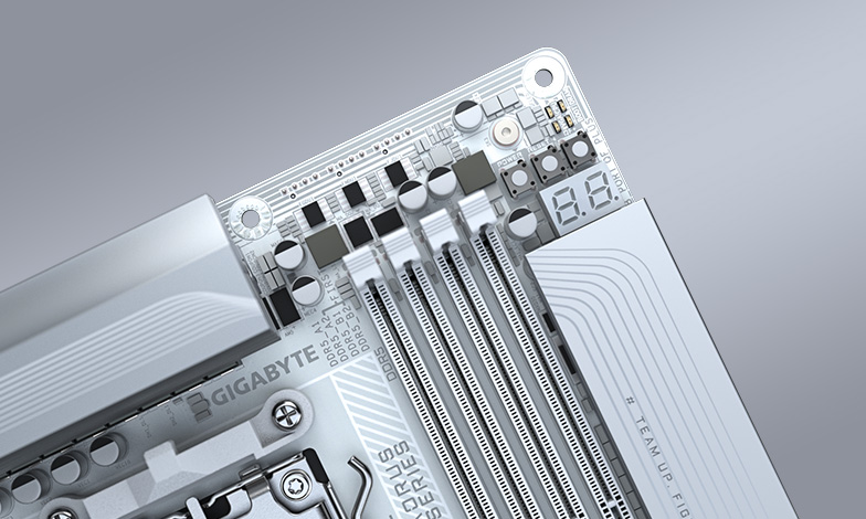 GIGABYTE B850 AORUS STEALTH ICE AMD AM5 Motherboard,