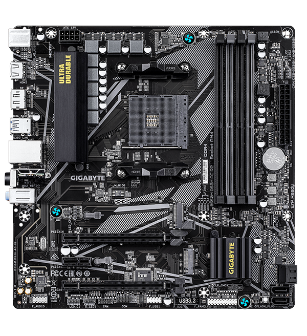 GIGABYTE B550M DS3H AC R2 Motherboard