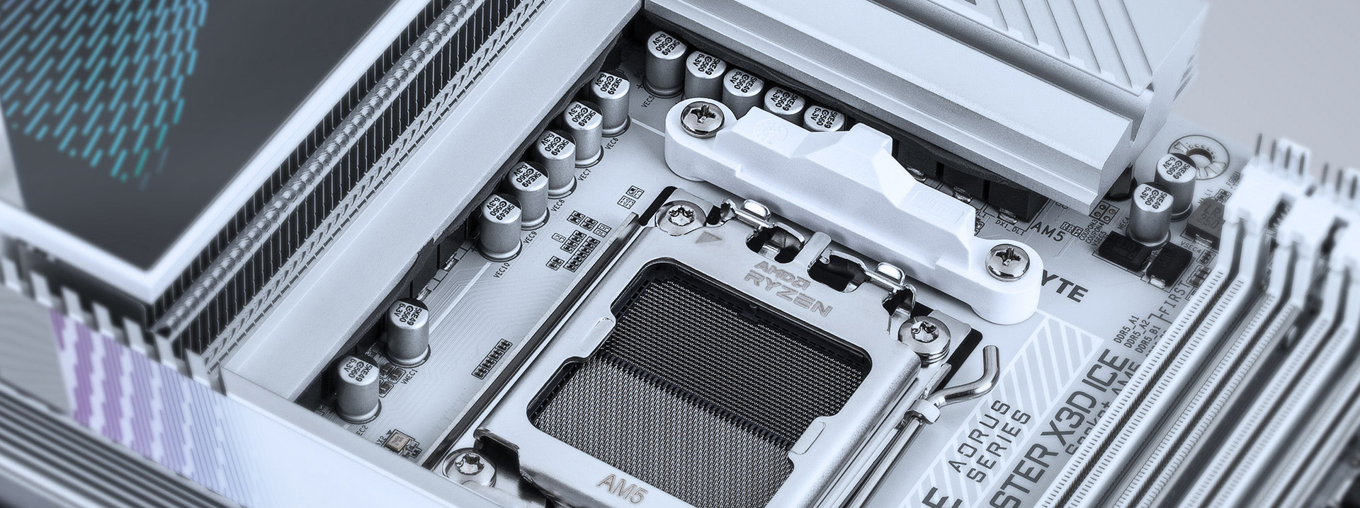 GIGABYTE X870E AORUS MASTER X3D ICE AM5 AMD X870E ATX Motherboard