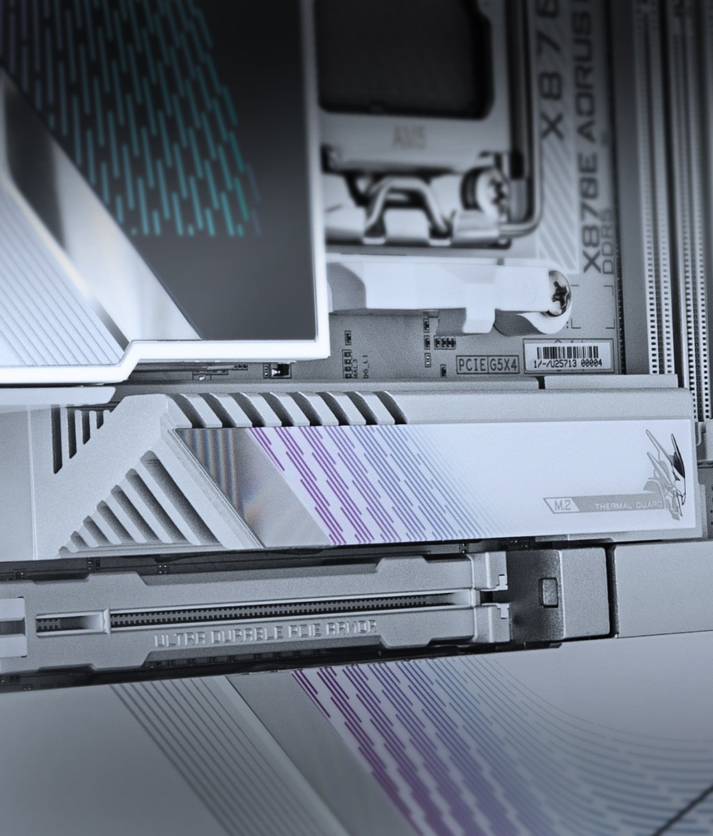 GIGABYTE X870E AORUS MASTER X3D ICE AM5 AMD X870E ATX Motherboard