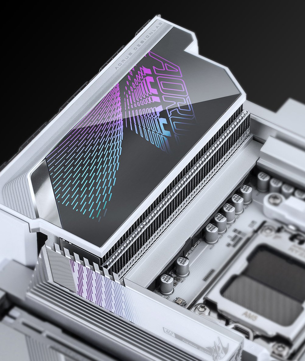 GIGABYTE X870E AORUS MASTER X3D ICE AM5 AMD X870E ATX Motherboard
