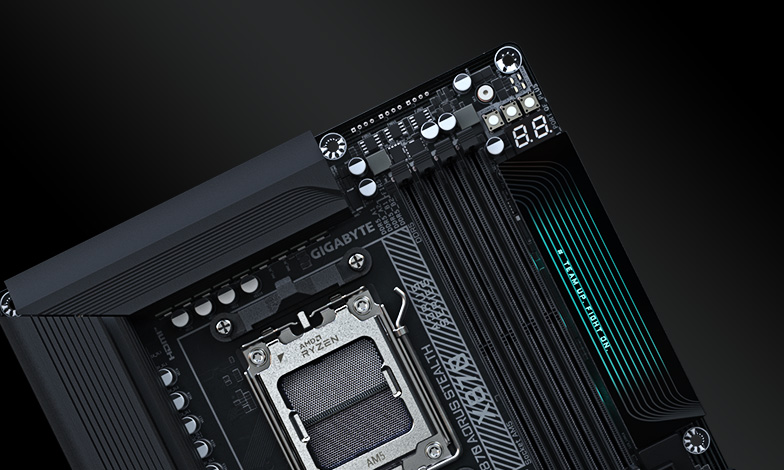 GIGABYTE X870 AORUS STEALTH AMD AM5 ATX Motherboard