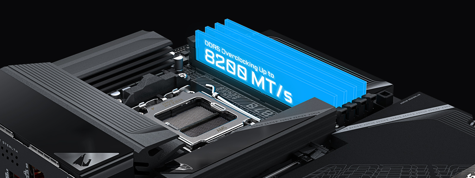 GIGABYTE X870 AORUS STEALTH AMD AM5 ATX Motherboard