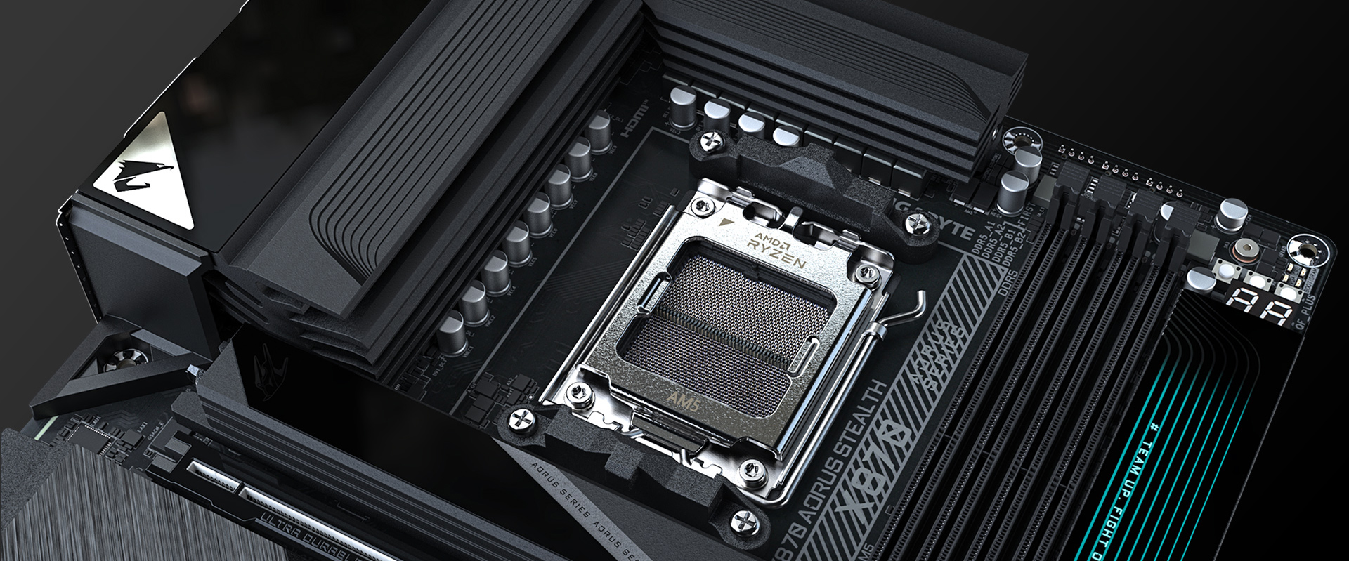 GIGABYTE X870 AORUS STEALTH AMD AM5 ATX Motherboard