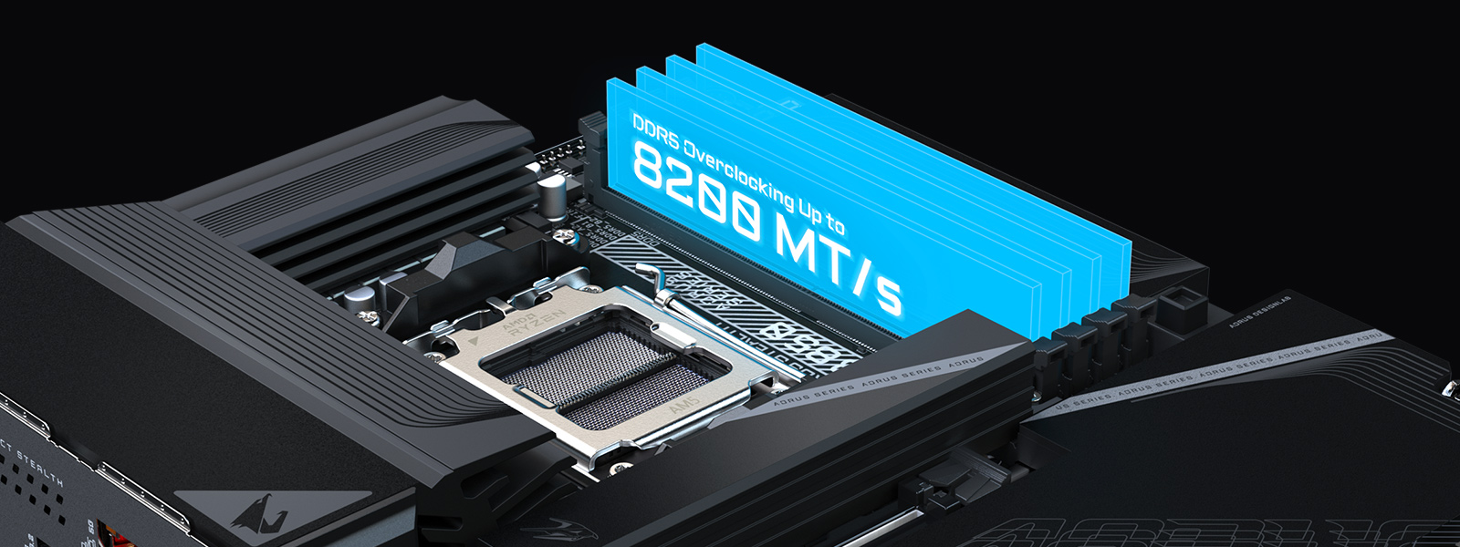 GIGABYTE B850 AORUS STEALTH AMD AM5 ATX Motherboard