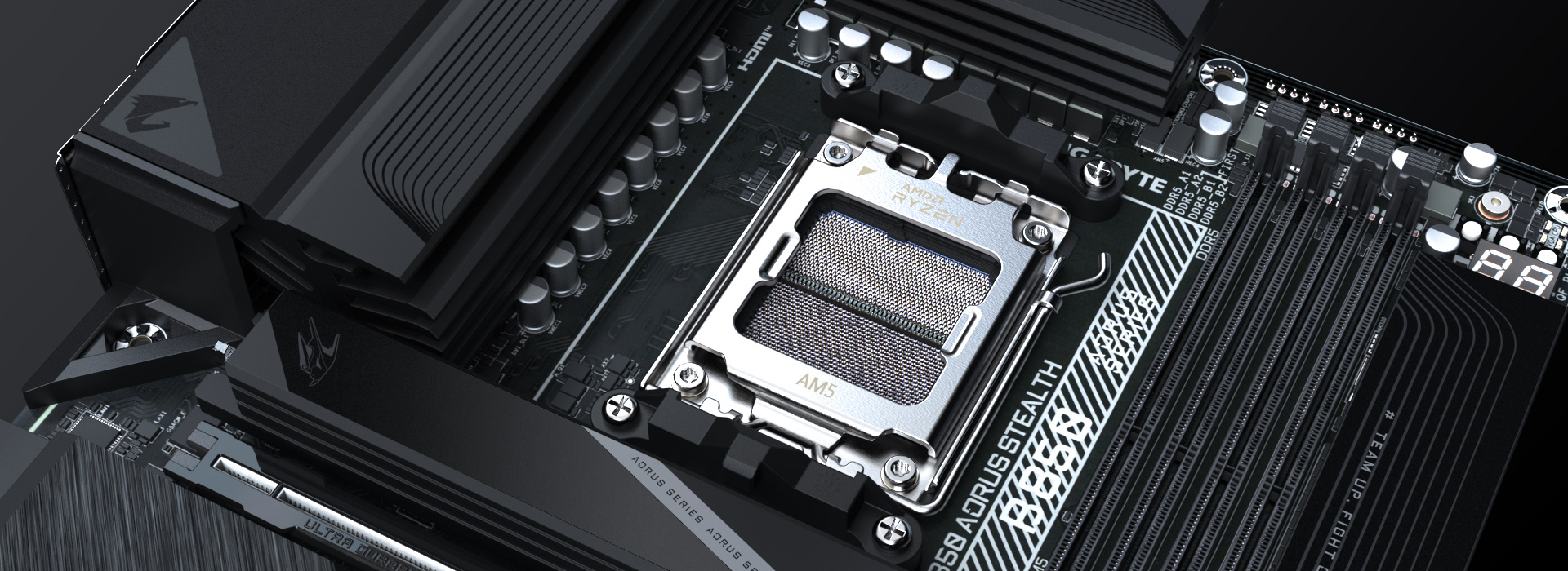 GIGABYTE B850 AORUS STEALTH AMD AM5 ATX Motherboard