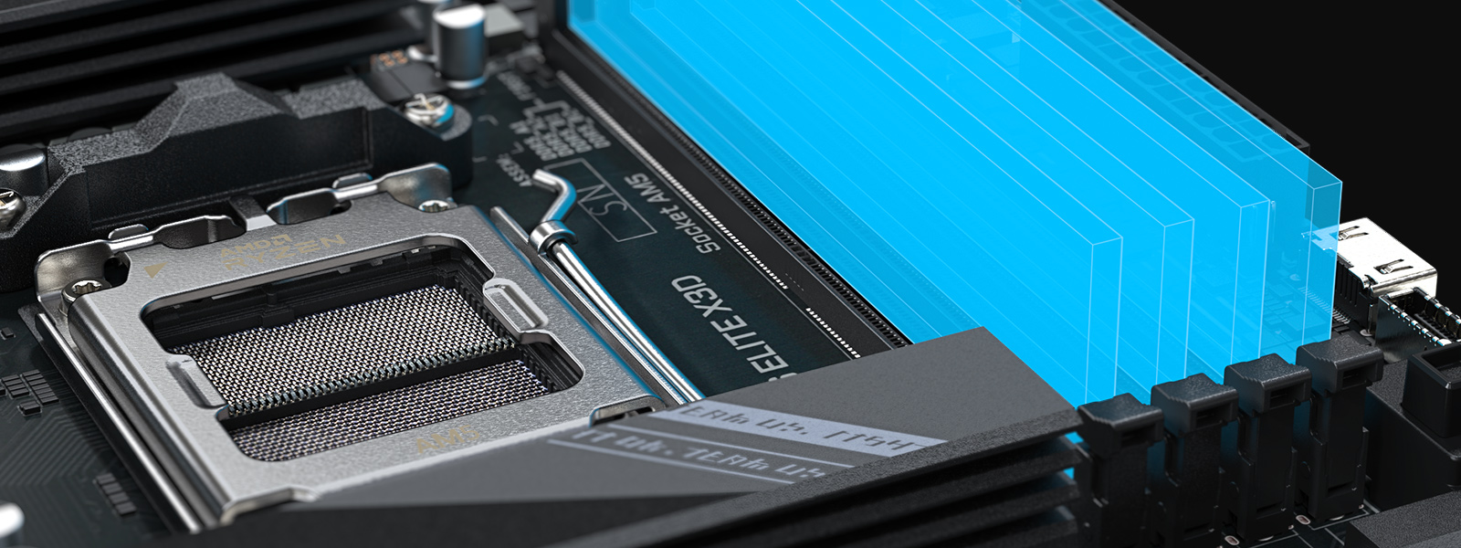 GIGABYTE X870 AORUS ELITE X3D Motherboard