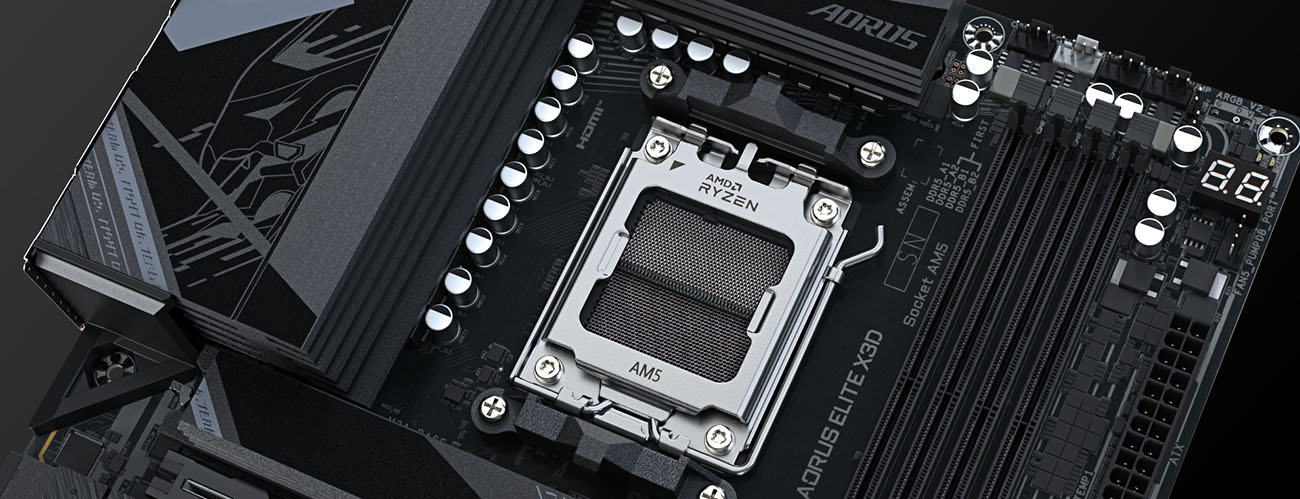 GIGABYTE X870 AORUS ELITE X3D Motherboard