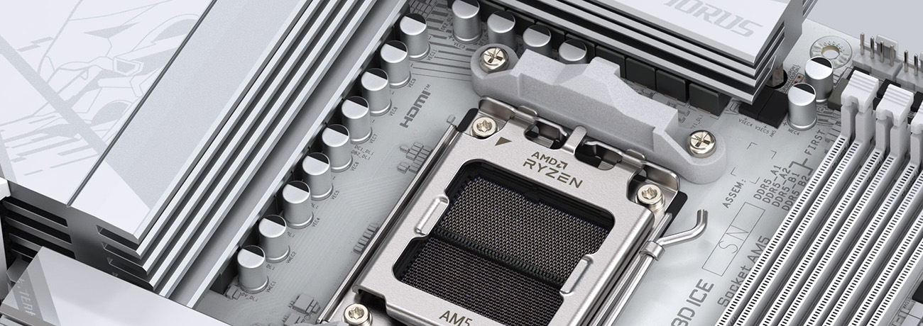 GIGABYTE X870 AORUS ELITE X3D ICE AMD AM5 ATX Motherboard