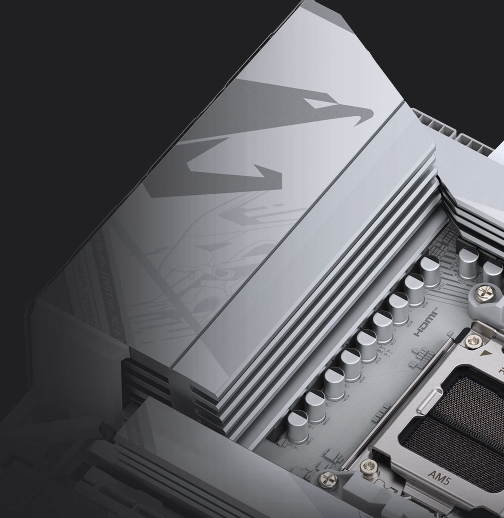 GIGABYTE X870 AORUS ELITE X3D ICE AMD AM5 ATX Motherboard