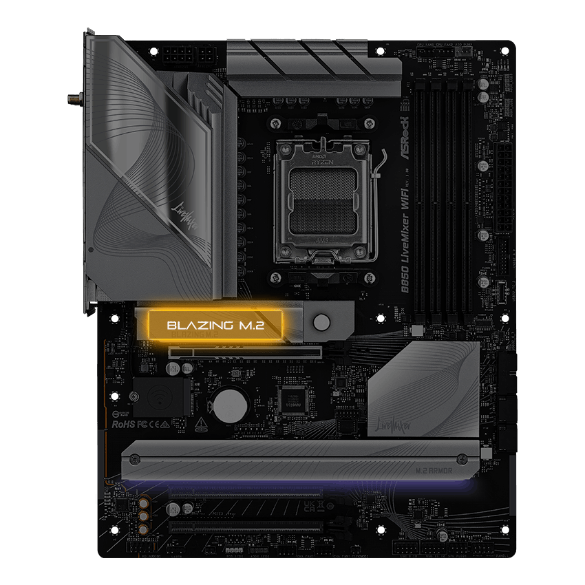 ASRock B850 LiveMixer WiFi Motherboard