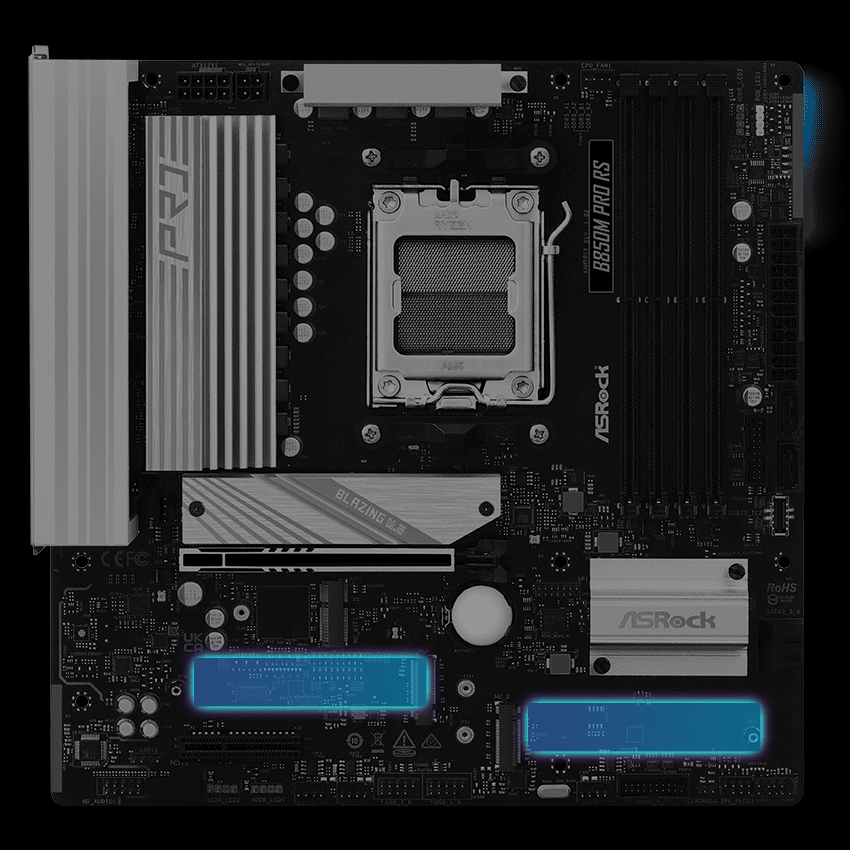 ASRock B850M Pro RS Motherboard