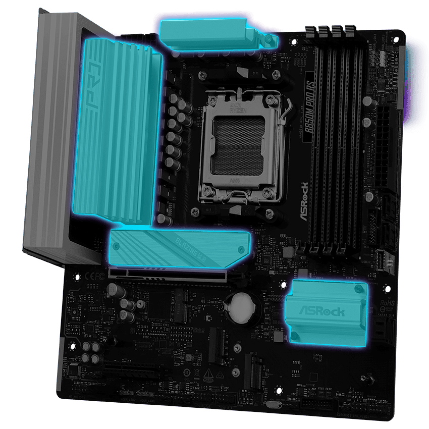 ASRock B850M Pro RS Motherboard